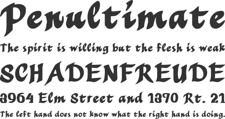 MothproofScript Font Phrases