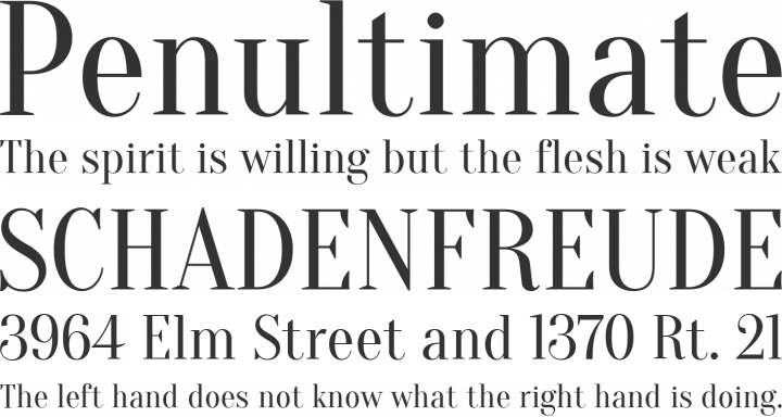 Oranienbaum Font Phrases