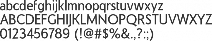 COM4t Sans Medium Font Specimen