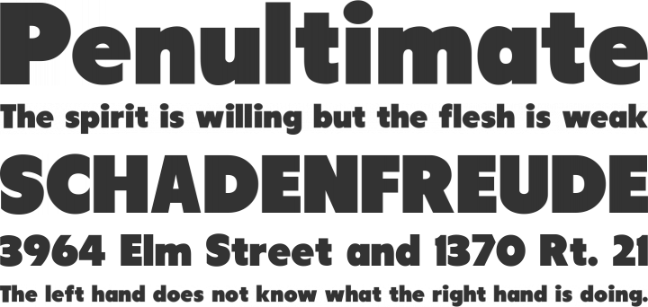 Tondu Font Phrases