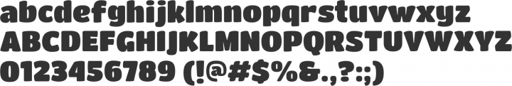 Titan One Font Specimen