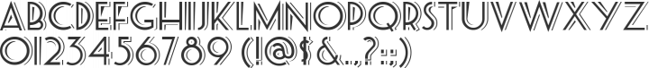 SeasideResort Font Specimen