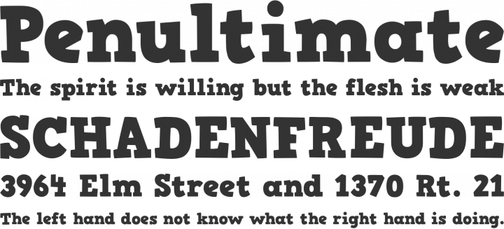 HVD Comic Serif Pro Font Phrases