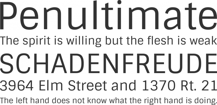 Sintony Font Phrases