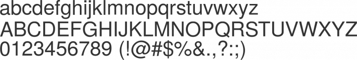 TeX Gyre Heros Font Specimen