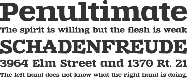 Zantroke Font Phrases