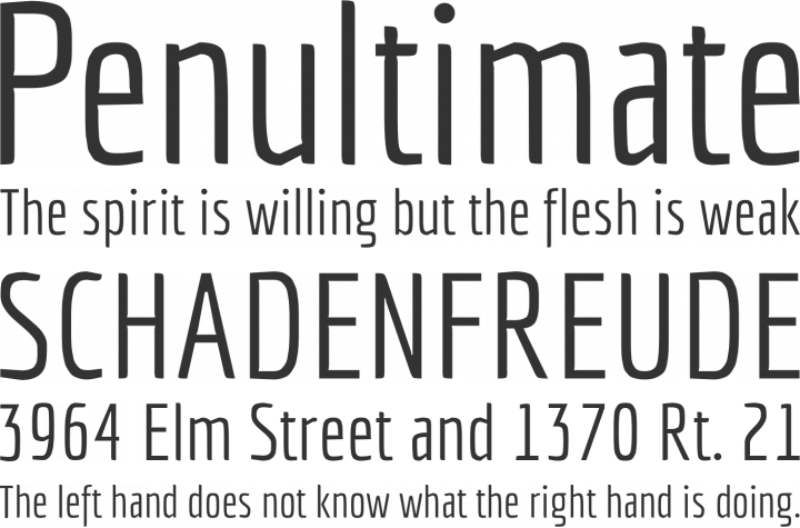 Economica Font Phrases