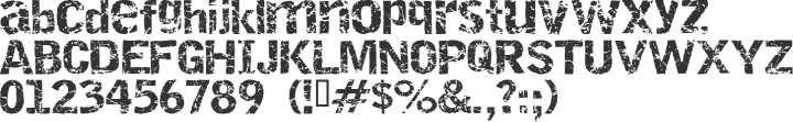 Destroy Font Specimen