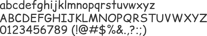 Comic Relief Font Specimen