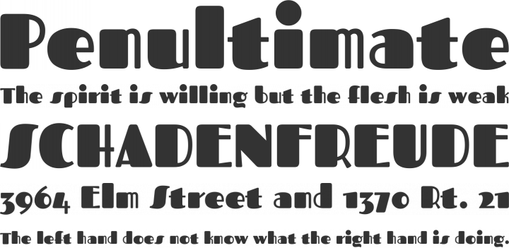 Fascinate Font Phrases