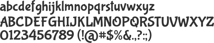 Bubblegum Sans Font Specimen