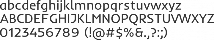 Inder Font Specimen