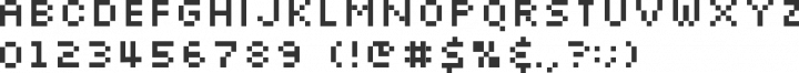 Silkscreen Font Specimen