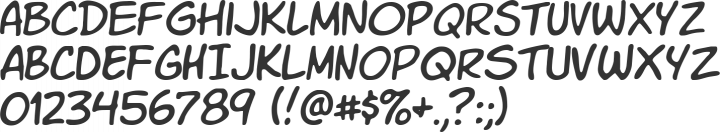 VTC Letterer Pro Font Specimen